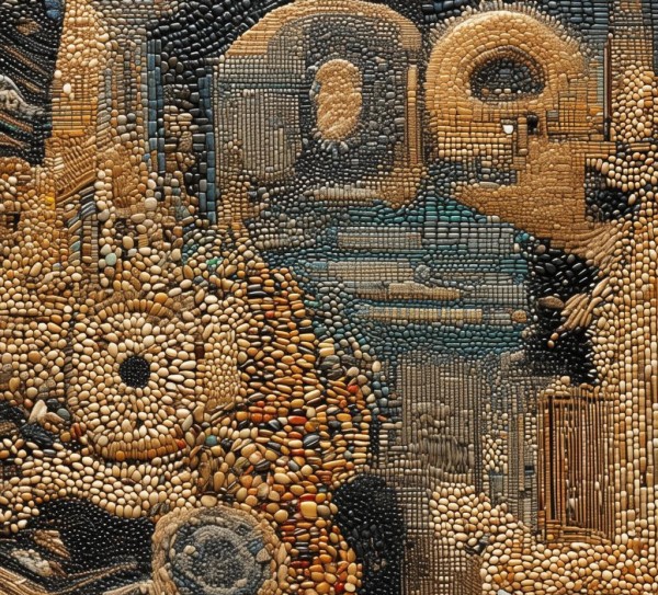 种子粘贴画,生命的启示与科技的碰撞 种子粘贴画,生命的启示与科技的碰撞